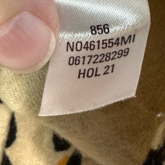 Nordstrom 100% Cotton Flannel Button Down Leopard Print PJ Set-  Tan Black - Sm - Picture 6 of 9